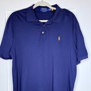 Men's Polo Ralph Lauren Blue Polo Shirt size Large